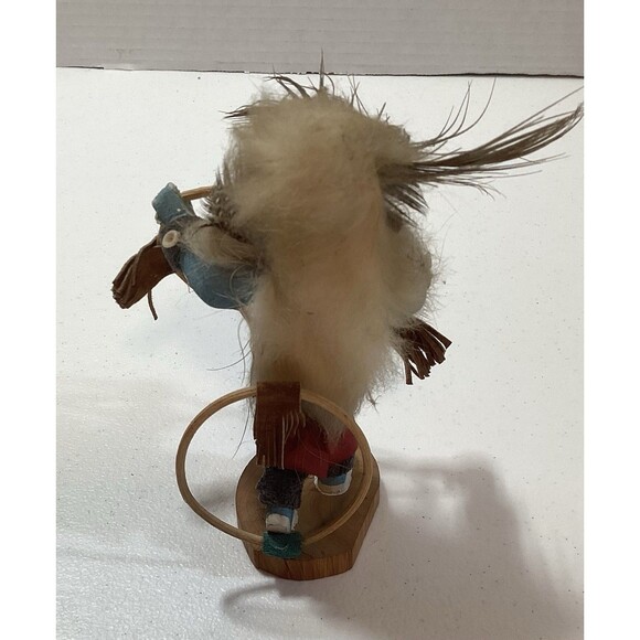 Vintage Hopi Hoop Dancer Kachina Doll Native American Art Signed F Charley - Picture 3 of 7